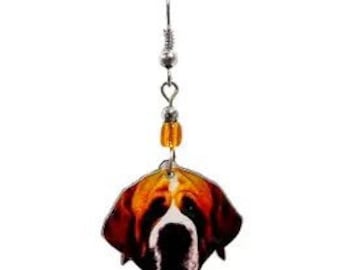 St Bernard earrings /Dog jewelry / Saint Bernard Earrings / dog lover gift/ Mother’s Day gift/ dog earrings
