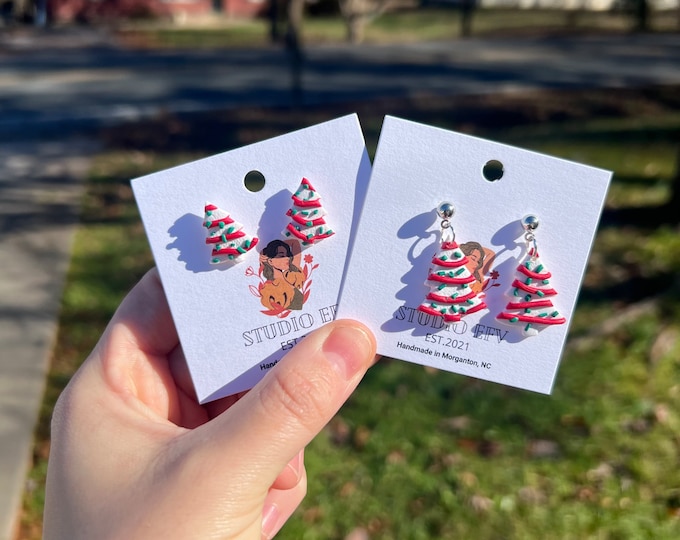 Christmas Earrings, Holiday Earrings, Christmas in July,