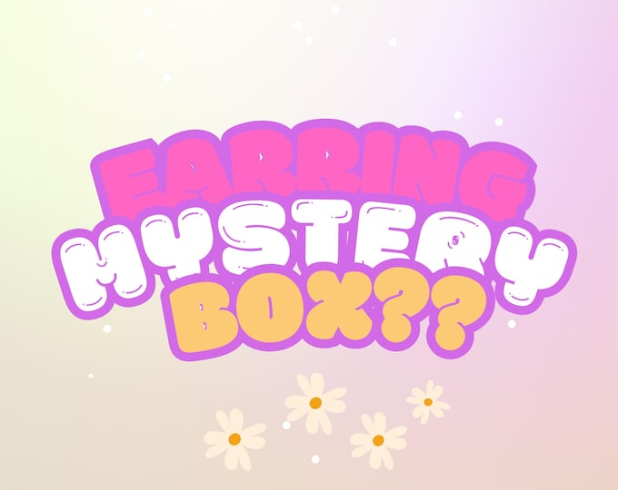 Mystery Earring Box, Mystery Earrings, Mystery Gift
