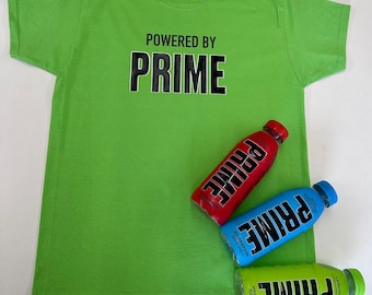 Kids powered by Prime t shirt