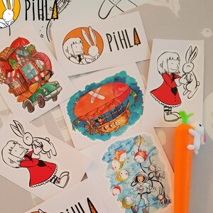 Pacchetto di adesivi PIHLA - Adesivi carini / pianificatori, adesivi scrapbook, adesivi carini, adesivi per laptop, Kawaii