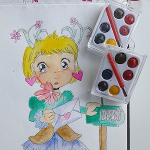Paleta de acuarela portátil mini juego de pintura Mijello Mission samples Conjunto de viajes - llavero