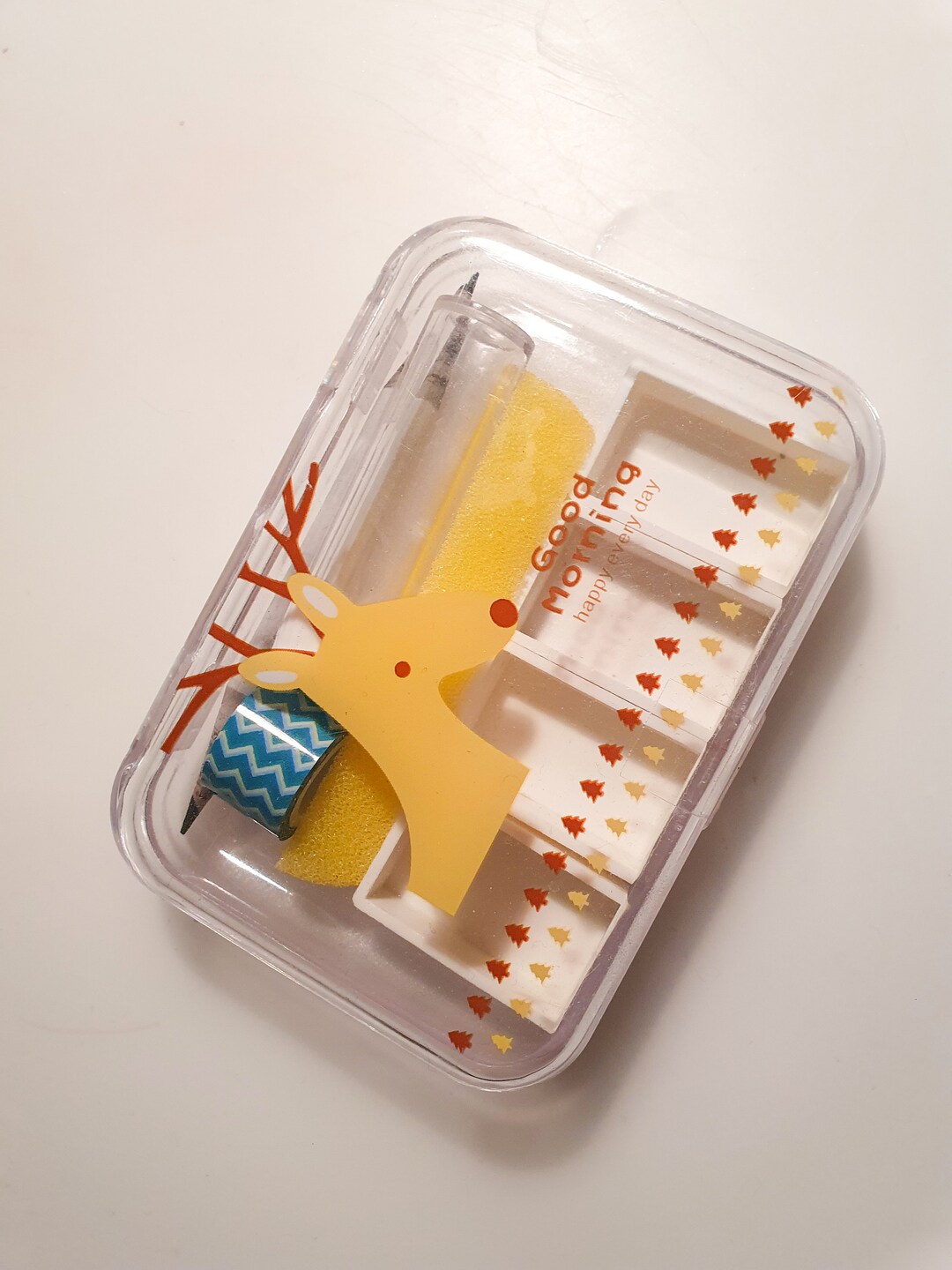 Watercolor Travel Palette Tin Case With 4 Full Pans Pencil Etsy