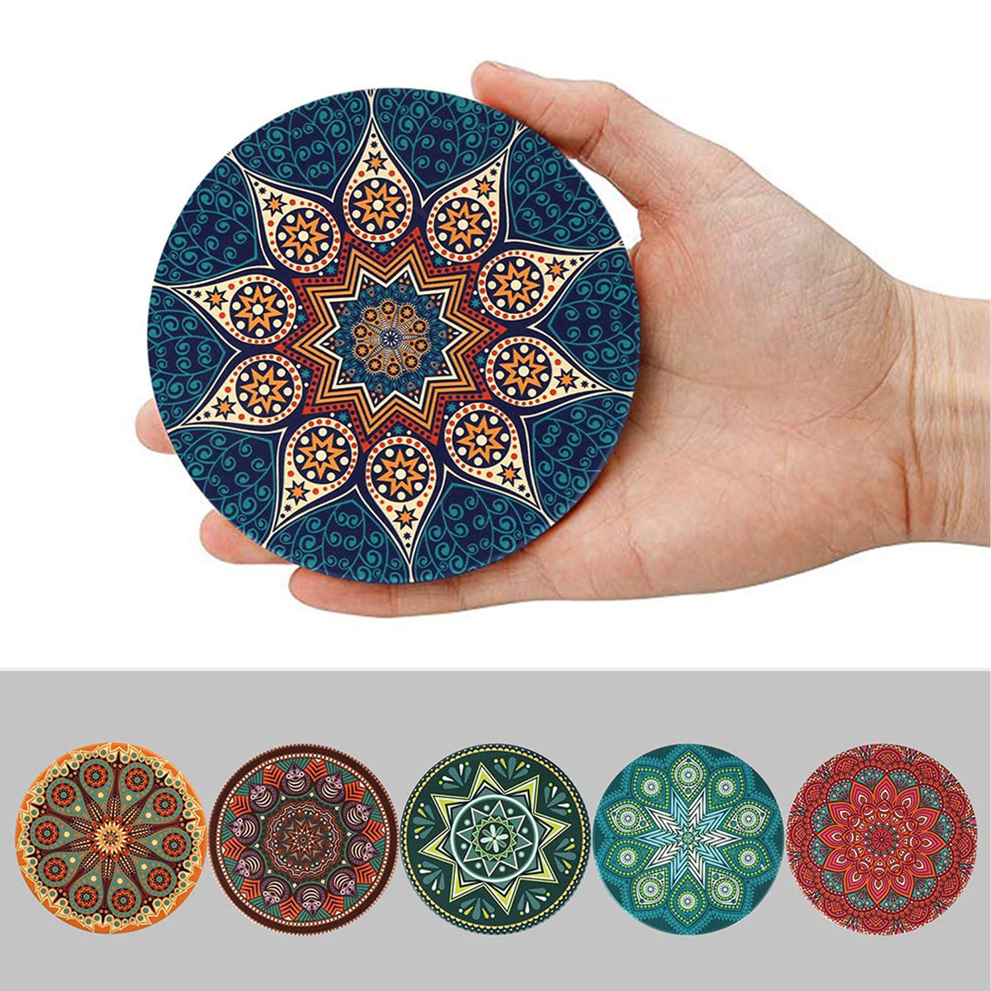 Mandala Wooden CoasterMandala DIY paintingMandala Etsy