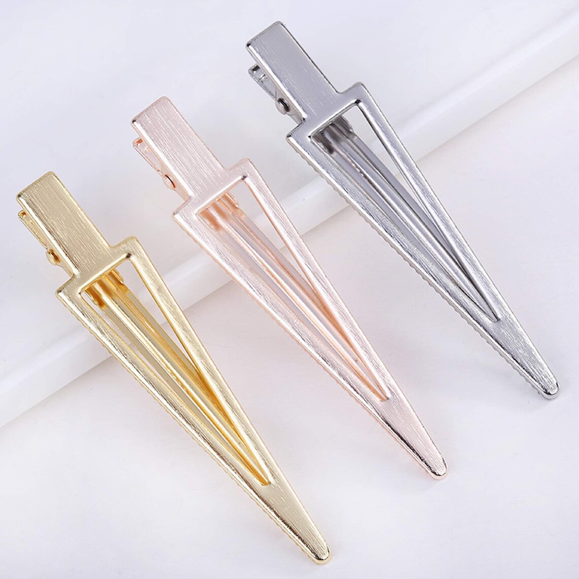 80mm Metal Hair Clip Barrettes Duckbill Clip Duckbill Hair Etsy