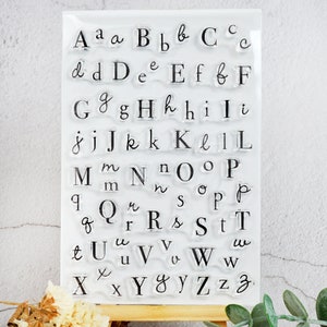 Attachable Letters Stamp Set, In-line Alphabet and Numbers, Pottery  Clickable Letter Stamps, Clay Underglazes Ink Paint Stamp Set 