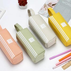 Large Capacity Pencil Case - Durable & Stylish School Organizer, Minimalist Student Gift for Back to School, College, Holidays