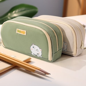 NUOVO astuccio portapenne di grande capacità, astuccio portapenne da donna, astuccio per il trucco, regali per insegnanti, regalo per il ritorno a scuola