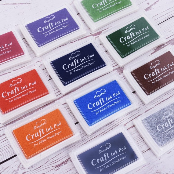 Stempel inkt, kleuren set - stempel materialen Stempel inkt, kleuren set - stempel materialen