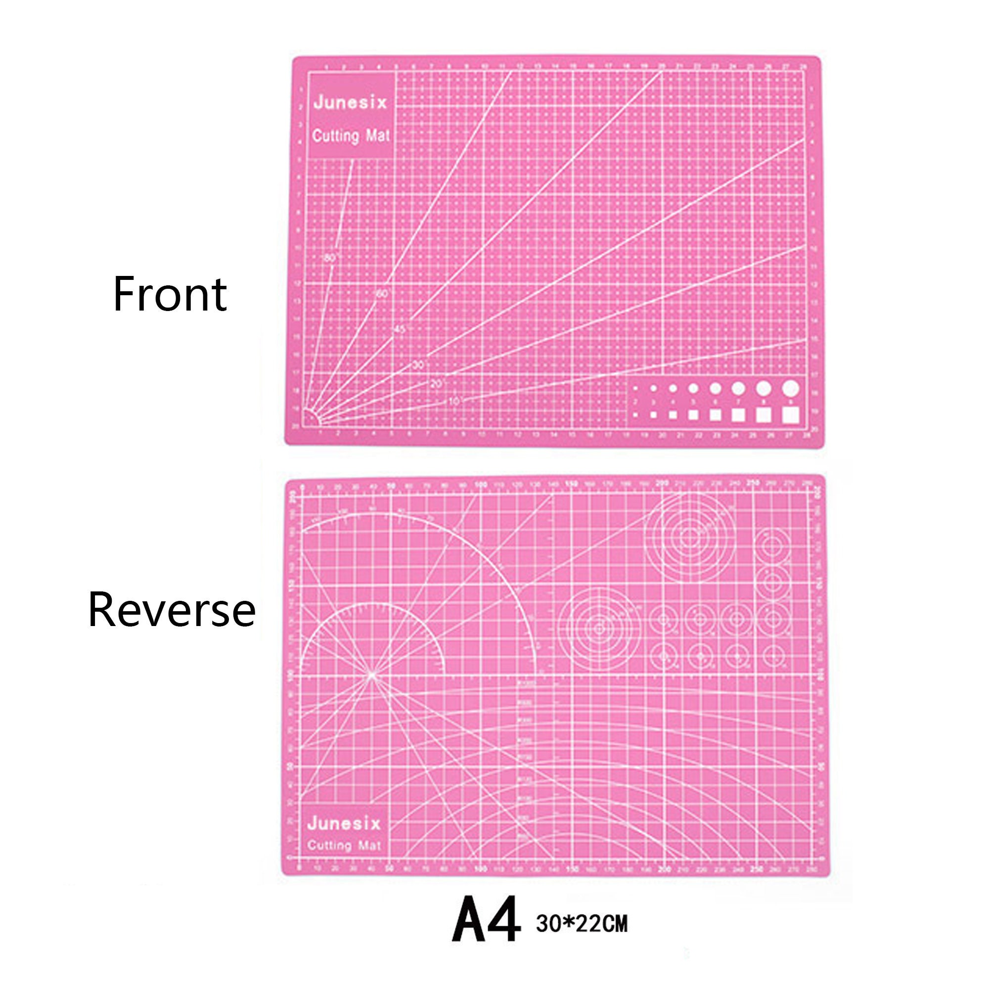 A4 A5 Cutting Mat,pvc Double Side Cutting Mat,leather Craft Cutting  Mat,accurate Cutting Mat,double Sided Grid Crafts,random Color 