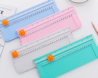 Handheld Paper Guillotine ortable Cutting Tool for Crafts and Scrapbooking Versatile Cutter for Crafts and Stationery Random Color