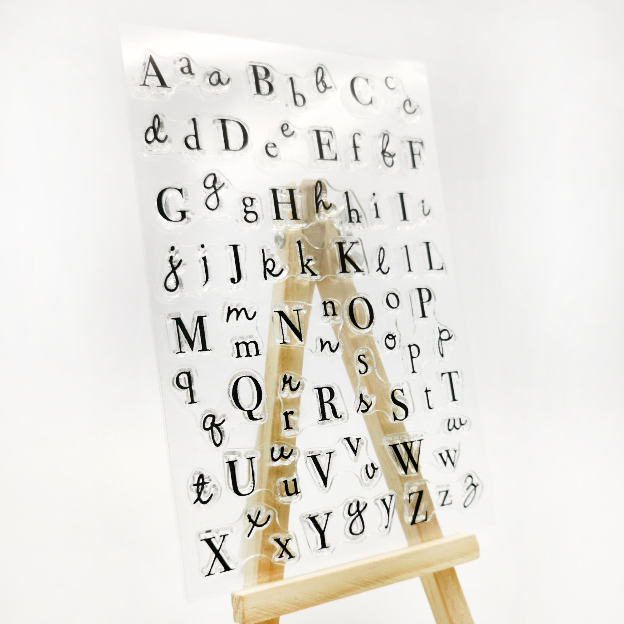 Alphabet Clear Rubber StampsCapital letter Transparent Etsy