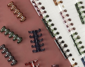 Coil Binding,Plastic Binding Spiral Rings,DIY Smart Ring Binder,A5,B5,A4,Binder for Files and Agendas