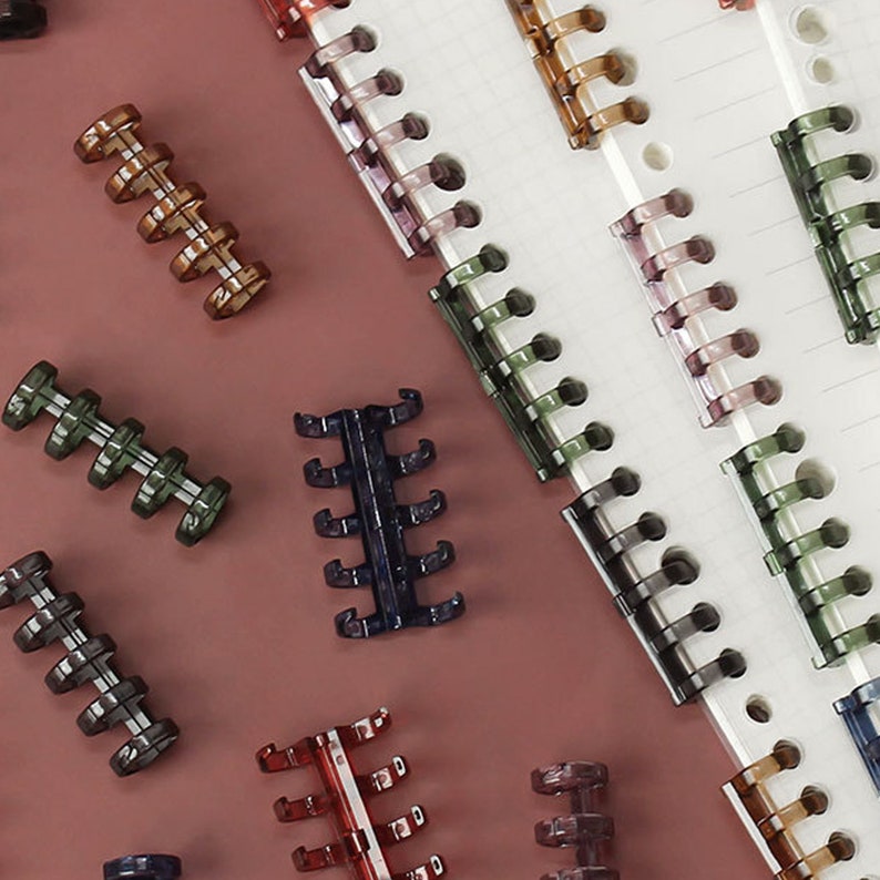 Coil Binding,plastic Binding Spiral Rings,diy Smart Ring Binder,a5,b5 ...