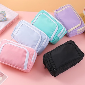 Large Capacity Pencil Case for School,Durable Zipper Pouch,Kids Stationery Organizer, Back to School Supplies, Gift for Students & Teens