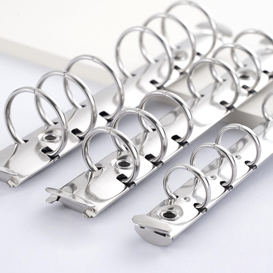 A6 Metal Binder Rings for Personal Planner,journal Spine,3 Sizes Ring ...