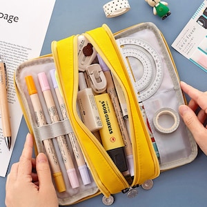 Extra Large Capacity Pencil Bag Aesthetic Stationery Supplies Pen