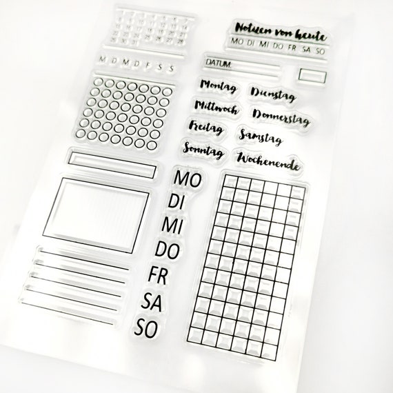 Journaling Stamps: Using Rubber Stamps for Journaling