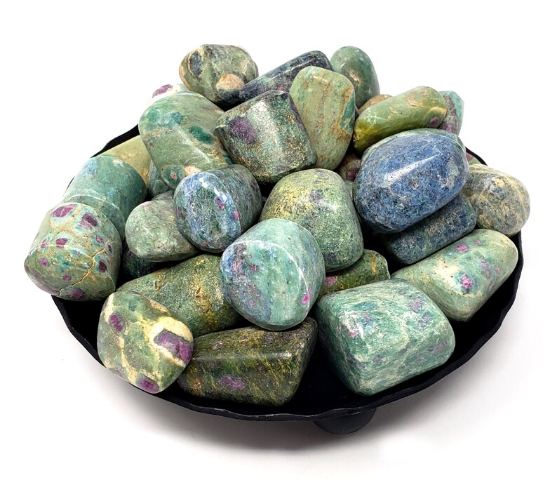 Large Ruby Zoisite Gemstone Hand Polishe Ruby Zoisite Stone Etsy