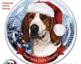 FREE SHIPPING 4188 Treeing Walker Coonhound Head Dog Ornament Personalized with Your Dog/'s Name