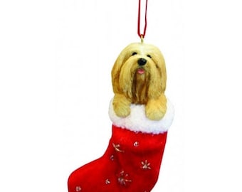 LIMITED EDITION Chris Hoy PEKINGESE Dog Porcelain Handpainted Christmas Ornament