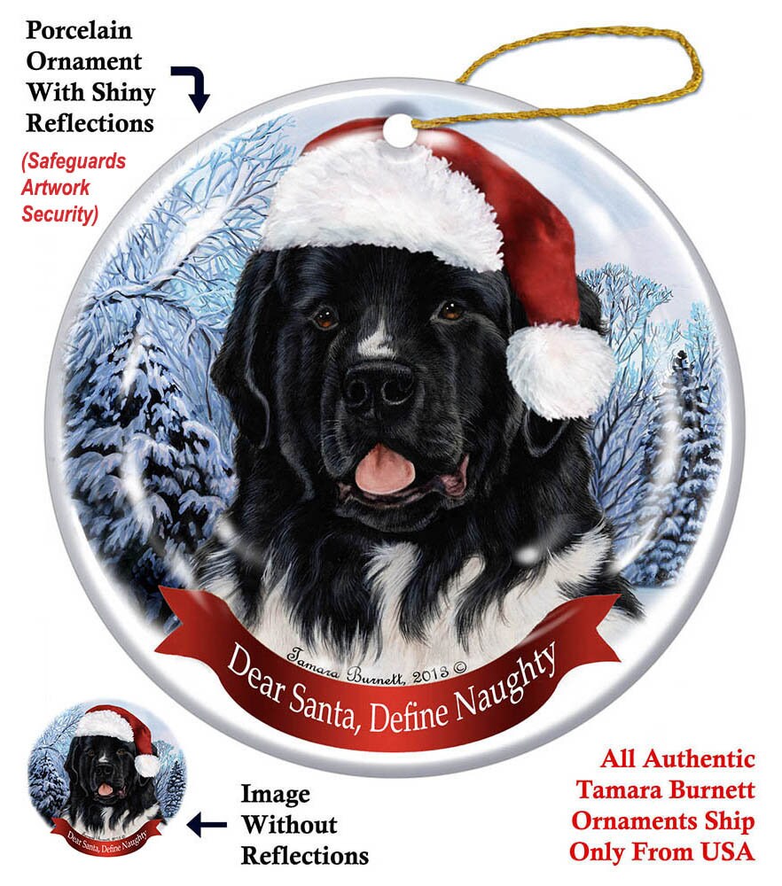 newfoundland dog ornaments