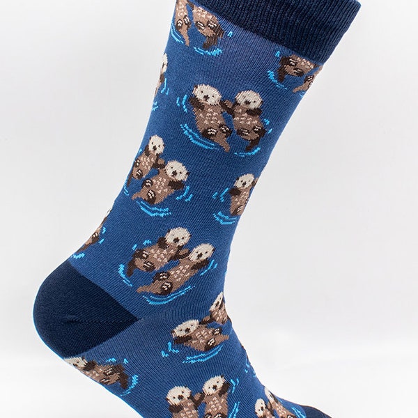 Otter Stretch Cotton Adult Socks