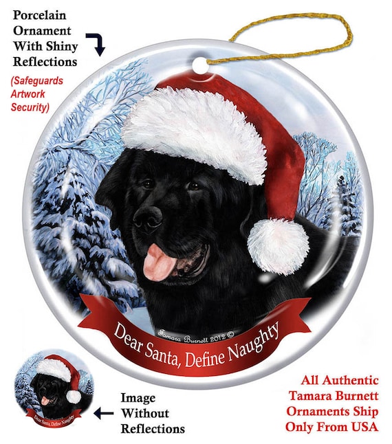 Newfoundland top dog ornaments