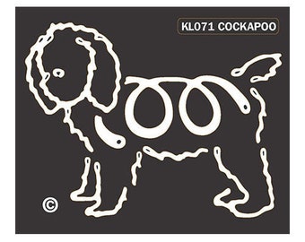 Cockapoo Car Sticker - Etsy