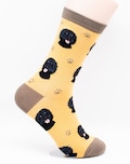 Assorted Labradoodle Black Dog Breed Lightweight Stretch Cotton Adult Socks
