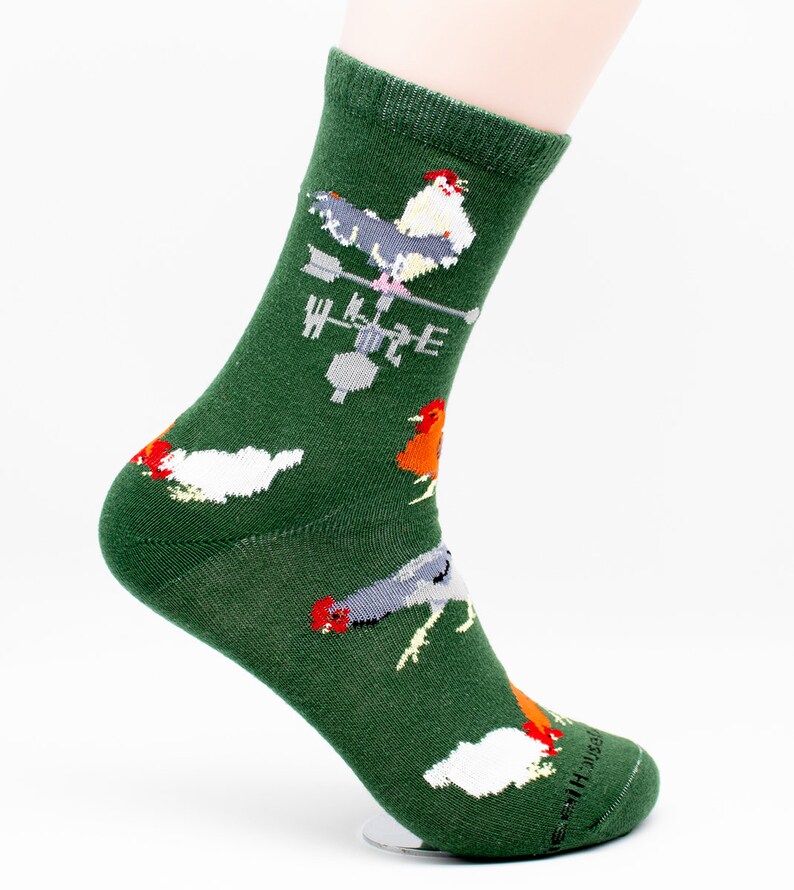 Rooster Chicken Assorted Bird Dog Breed Novelty Socks Etsy