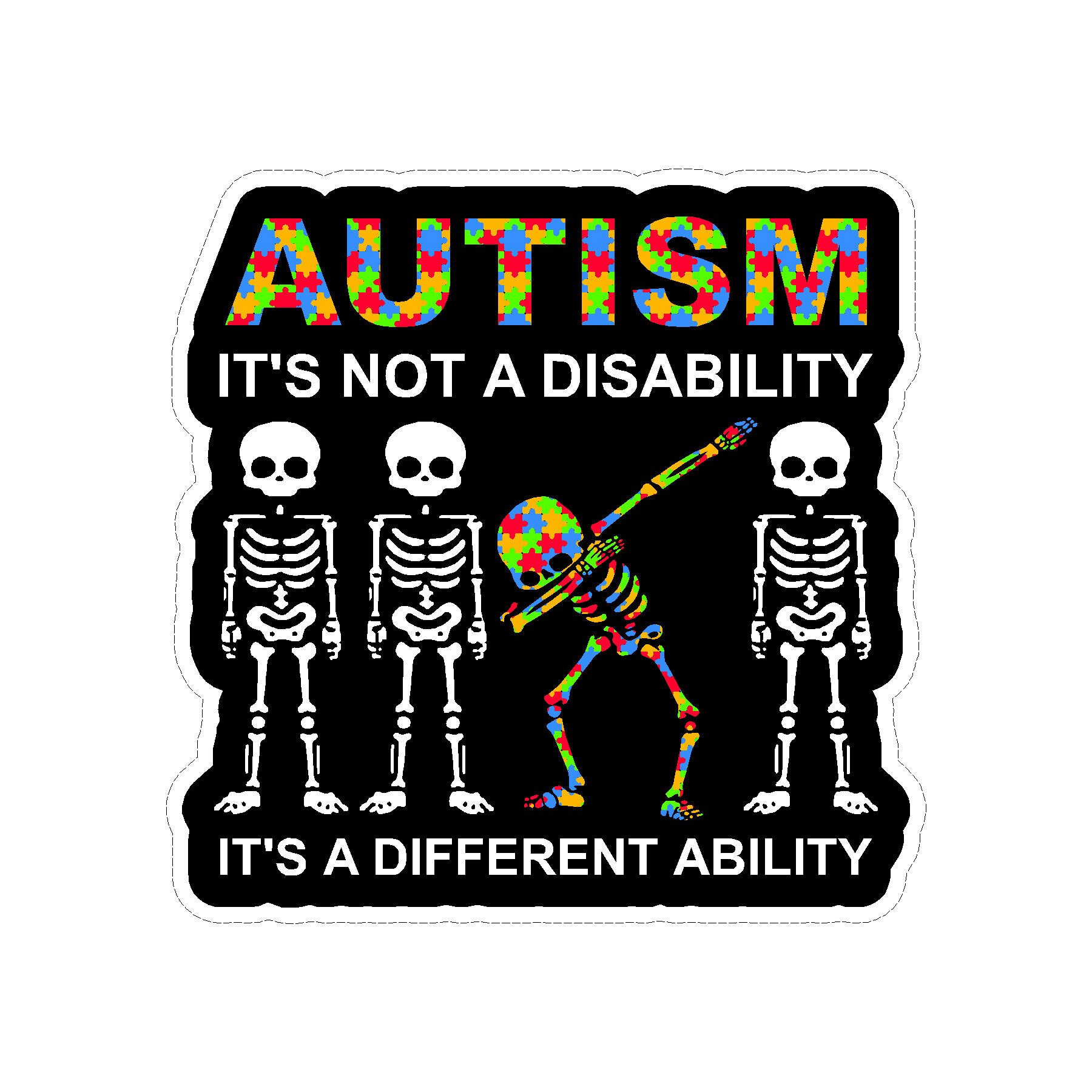 Assorted Autism Awareness Vinyl Car Decal Sticker Etsy