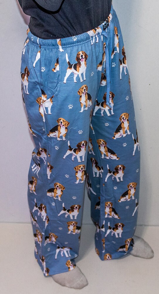 Beagle Unisex Dog Breed Pajama Pants Etsy
