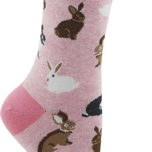 Assorted Bunny Rabbit Farm Animal Stretch Cotton Adult Socks - Etsy