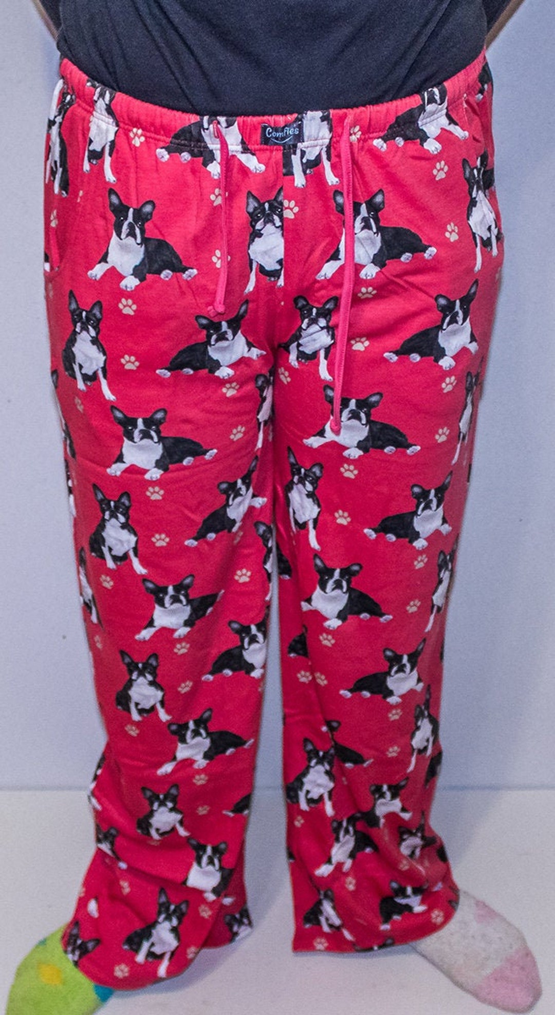 Boston Terrier Unisex Dog Breed Pajama Pants Etsy