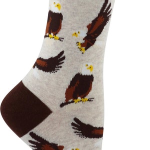 American Bald Eagle Bird Stretch Cotton Adult Socks