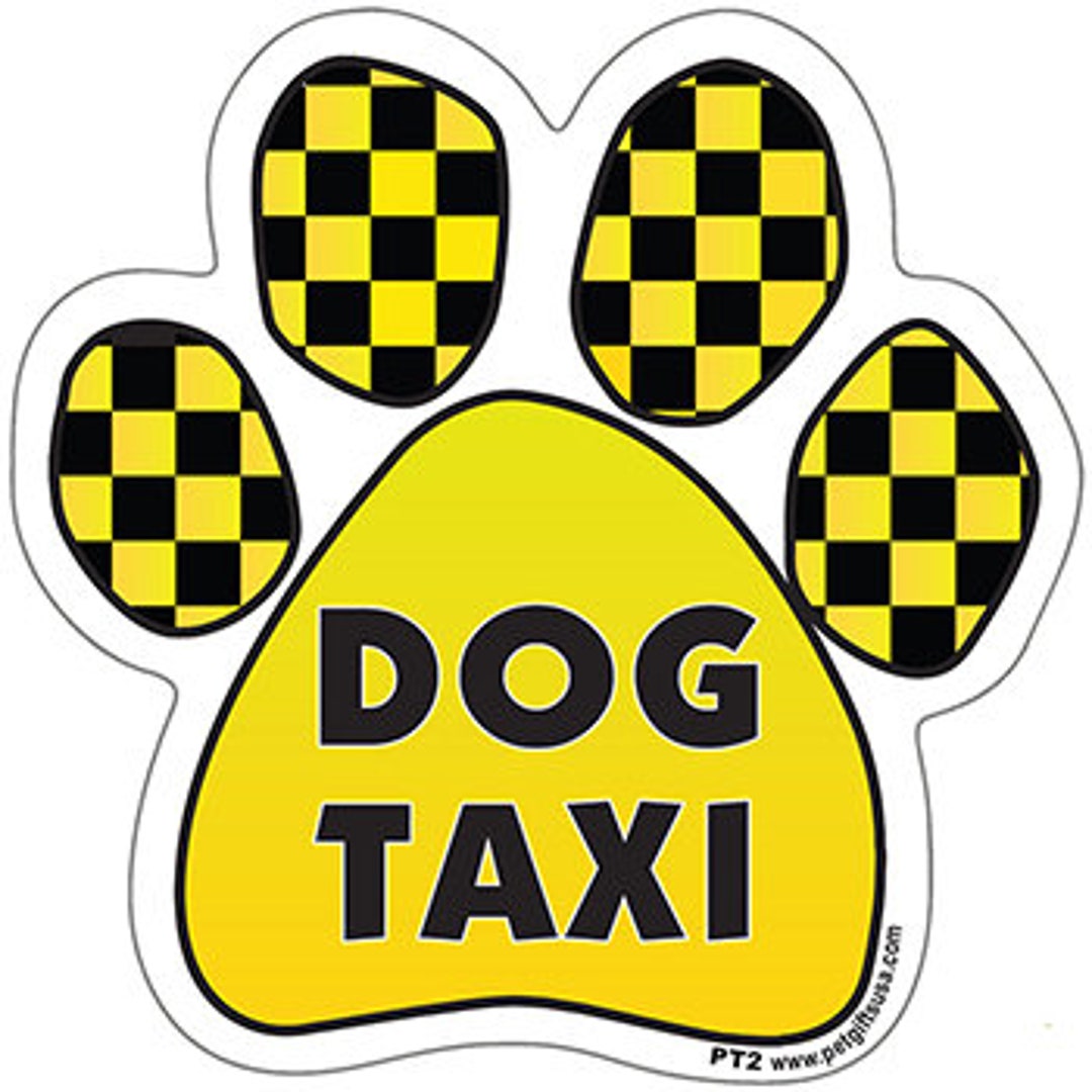 Dog Taxi Dog Paw Etsy