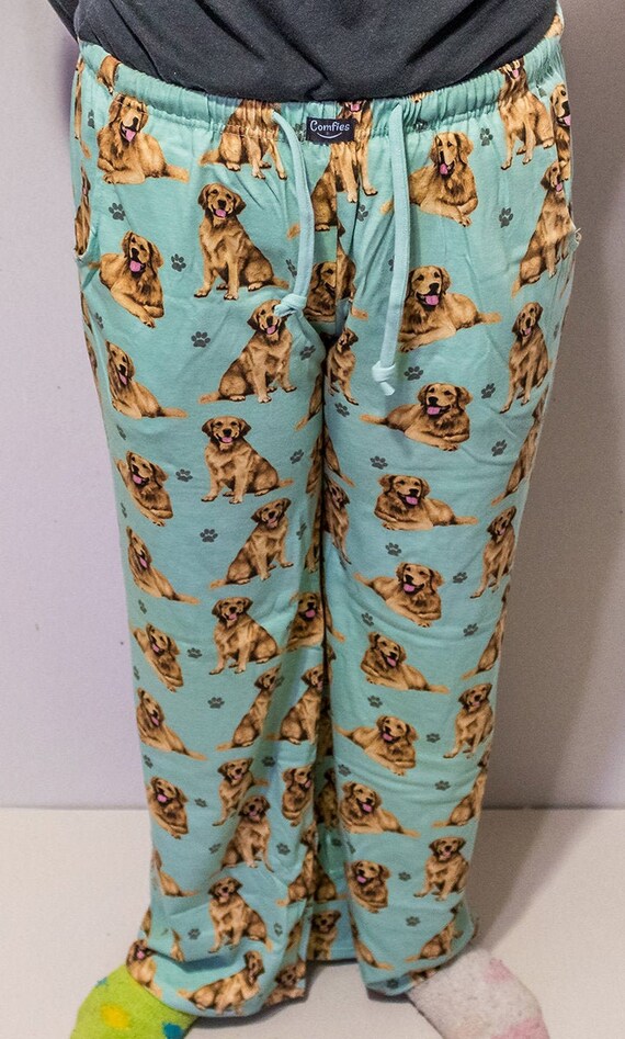 Golden Retriever Unisex Dog Breed Pajama Pants Etsy