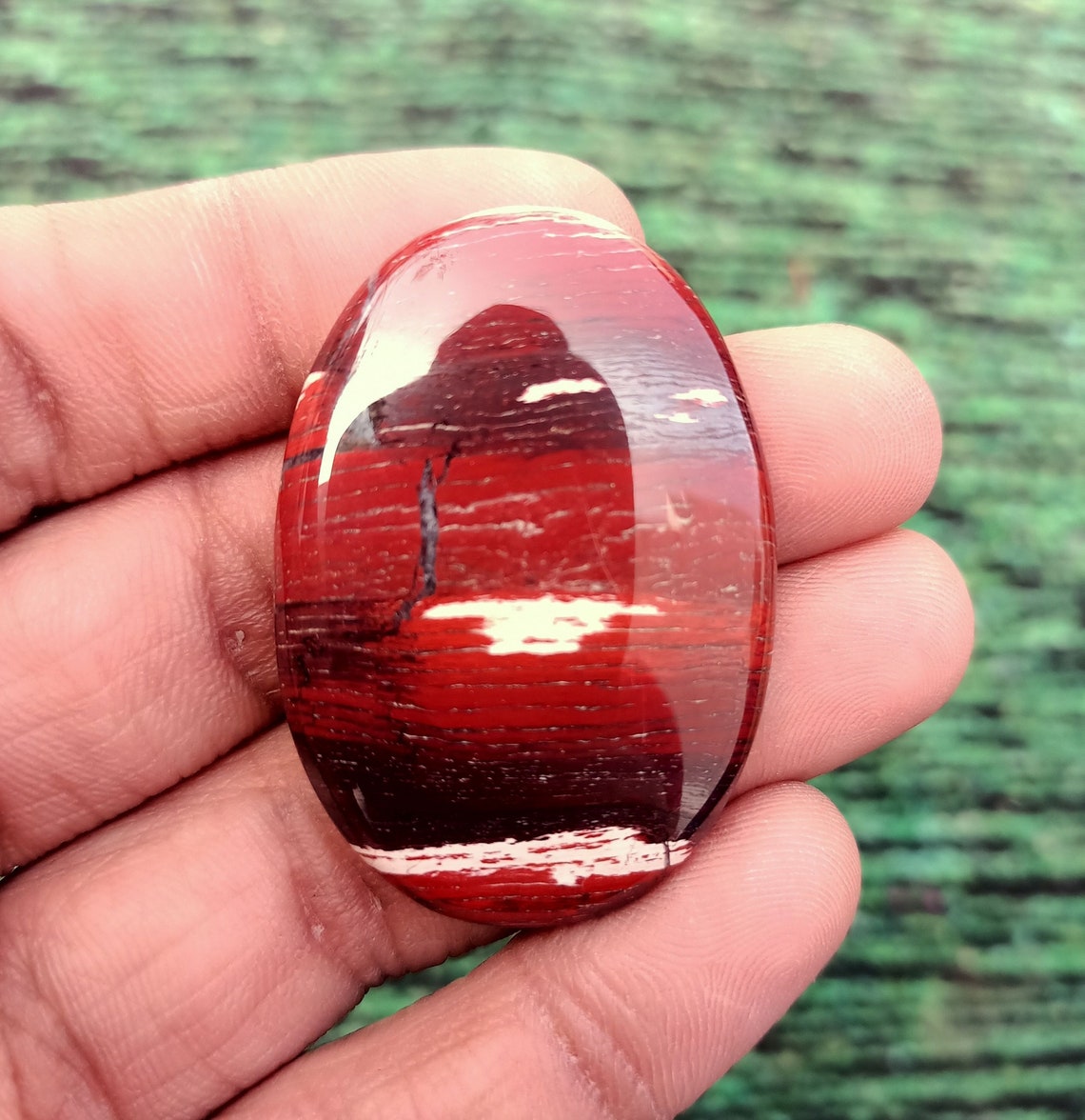 Rainbow Jasper Gemstone Natural Rainbow Jasper Smooth Oval Etsy