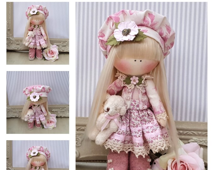 Beautiful handmade Rag dolls made in England by LillyRoseDolls