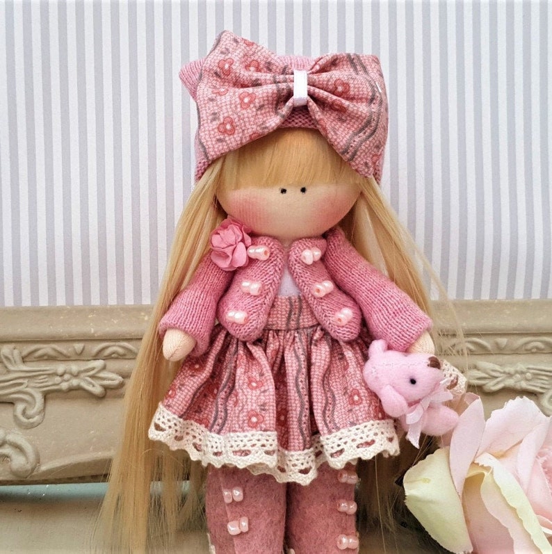 Dolls Rag doll handmade in the UK Tilda doll Ooak doll Cloth doll ERICA