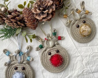 Reindeer Hemp Ornament