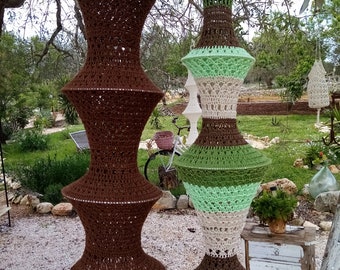 Lampshade boho Deco Livingroom Lamp shade Ibiza Garden deco Ibiza Terasse Deco  romantic style