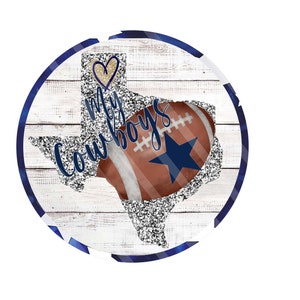 Football, Dallas Cowboys Inspired Wreath Signs, Cowboys Football, Metal Wreath Signs