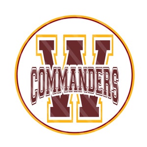 Wreath Sign, Washington Commanders Football, Handmade NFL Inspired Home Decor, Sports Wreath Accessory, Ohdeerrusticdecor
