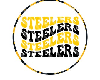 Football, Steelers Football Themed Wreath Enhancement, Wreath Embellishment, Round Wreath Signs