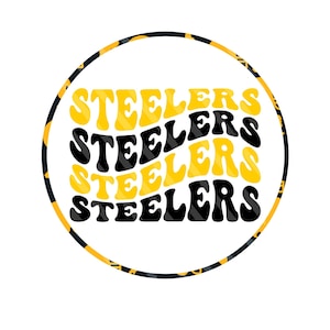 Football, Steelers Football Themed Wreath Enhancement, Wreath Embellishment, Round Wreath Signs