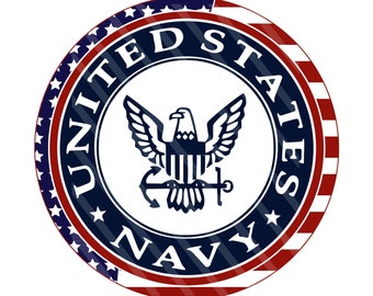 United States Navy Wreath Sign – Patriotic Aluminum Door Décor for Craft and Wreaths