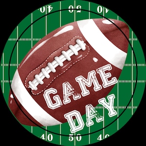 Wreath Sign, Game Day Football Wreath Sign, Signs for Wreaths, Wreath Enhancement