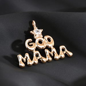 Palabras personalizadas con colgante de estrella brillante, collar con nombre/letras personalizado, regalo del día de la madre, regalo de cumpleaños, regalo de Navidad, regalo de aniversario